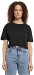 Urban Classics Damen T-Shirt, Regular Fit, Schwarz, S
