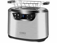 CASO Novea T2 - Design Toaster aus Edelstahl, 2-Scheiben-Toaster mit besonders