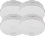 Brennenstuhl Rauchmelder Set, 4X RM L 3100 mit integrierter Batterie (gepr&uuml;ft und