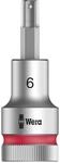 Wera 8740 C HF Zyklop Bit-Nuss 1/2 Zoll Antrieb mit Haltefunktion, 6.0 x 60 mm,