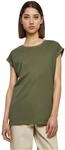 Urban Classics Damen T-Shirt Ladies Extended Shoulder Tee, T-Shirt mit