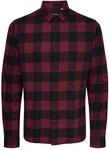 Kariertes Holzf&auml;ller Hemd Basic Langarm Flanellhemd Freizeit Karo Slim Fit...