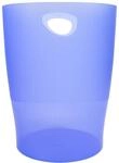Exacompta 45310D ECOBIN Papierkorb 15 Liter mit Griffen. Eleganter und robuster