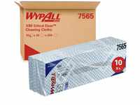 WypAll X80 Farbcodierte Reinigungstücher 7565 – Blau – 10 Packungen x 25