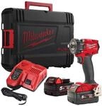 Milwaukee Akku-Schlagschrauber M 18 FIW2F12-502X, Rot, 0
