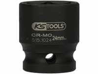 KS Tools 515.1024 1/2" Sechskant-Kraft-Stecknuss, kurz, 24mm
