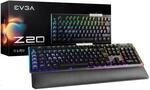 EVGA Z20 RGB Optical Mechanical Gaming Keyboard, RGB Backlit LED, Optical Mechanical