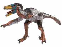 Bullyland 61466 - Spielfigur Velociraptor, ca. 22 cm großer Dinosaurier,