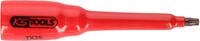 3/8" Bit-Stecknuss mit Schutzisolierung f&uuml;r Torx-Schrauben, T25, lang
