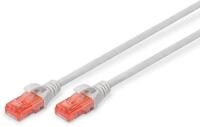 DIGITUS LAN Kabel Cat 6 - 0,5m - CCA Netzwerkkabel Mit RJ45 - U/UTP Ungeschirmt -