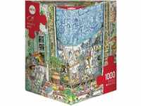 Heye 299323 Artist's Mind, Korky Paul 1000 Teile Puzzle, Silver