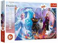 Trefl, Puzzle, Die Magie des eisigen Landes, Disney Frozen 2, 100 Teile, für...