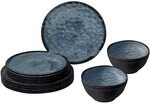 BRUNNER Campinggeschirr Set (12-teiliges Set) f&uuml;r 4 Personen - Midday Venetian...