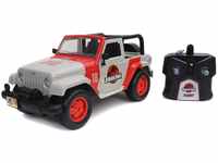 Jada Toys Jurassic Park RC Jeep Wrangler, ferngesteuertes Auto, Dinosaurier,