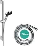 hansgrohe Duschset Pulsify Select S, Duschkopf wassersparend mit Schlauch und