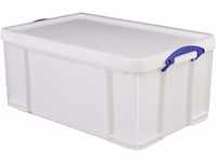 Really Useful Aufbewahrungsbox aus Kunststoff, 64 l, Weiß