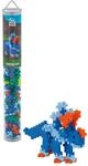 Plus-Plus 9604094 Kreativ-Bausteine Tube, Triceratops, Dinosaurier, Geniales