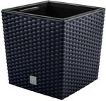 10 -Liter -Zeit Pot mit Eimer zu pflanzen in Anthrazitfarbe 22,3 x 22,3 x 22,8...