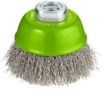 Bosch 1x PRO Stainless Steel Longlife Topfb&uuml;rste, gewellter Draht f&uuml;r kleine