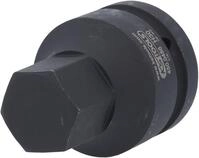 KS Tools 450.0486 1" Kraft-Bit-Stecknuss Innensechskant, kurz, 30 mm