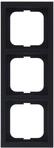 Busch-Jaeger 1723-885K Abdeckrahmen 3-fach Schwarz matt Future Linear 2CKA001754A4421