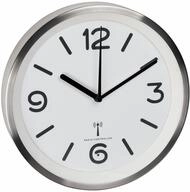 TFA Dostmann Analoge Funk-Wanduhr, 60.3535, mit Nachtbeleuchtung, leises Uhrwerk mit