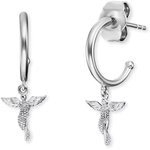 Engelsrufer Damen Ohrring Stecker Bicolor aus Sterling Silber in silber und ros&eacute;gold