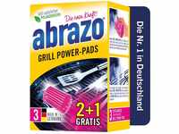 abrazo Grill Power-Pads - 3 Grillreiniger, Fettlöser mit antibakterieller...