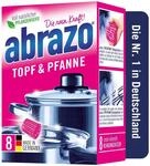 abrazo Topf & Pfanne | 8 Reinigungskissen f&uuml;r T&ouml;pfe, Grill & Backofen,...