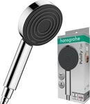 hansgrohe Duschkopf Pulsify S, Duschbrause 1 Strahlart, Antikalk-Funktion, Chrom,