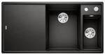 BLANCO AXIA III 6 S | Granitsp&uuml;le aus SILGRANIT schwarz | Einbauart: Einbau...