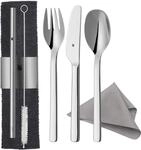 WMF my2Go, Edelstahl, Besteck Set 8-teilig, Outdoor Reisebesteck Set 1 Person,
