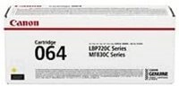 Canon 064 Cartuccia Toner 1 Pz Originale Giallo (cartridge 064 y)