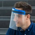 ABUS Face Guard Gesichtsschutz mit breitem Visier gegen Staub, Partikel und Bakterien