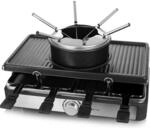 Emerio Partyspa&szlig; f&uuml;r bis zu 8 Personen mit dieser 3-in-1-Kombination aus Raclette