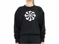 Nike Damen Icon Clash Dry Pt Tp Gd Sweatshirt, Black/White, M
