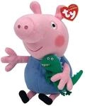 TY George Pl&uuml;schtier, weicher Teddy f&uuml;r Kinder, sammelbares Baby-Stofftier,