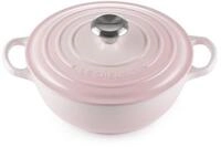 Le Creuset Signature La Marmite aus Gusseisen mit Deckel, &Oslash; 24 cm, Shell Pink,