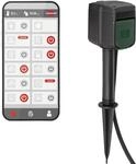 Brennenstuhl Connect WiFi Garten-Steckdose/Au&szlig;ensteckdose 2-fach mit Erdspie&szlig; und