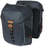 Basil Miles Doppeltasche - 34L - Wasserdicht - Robust - Schwarz Orange