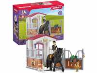 schleich 42437 Pferdebox mit HORSE CLUB Tori & Princess, für Kinder ab 5-12...