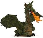 Papo - Realistische Drachenfigur mit Flamme - 3 Jahre + - Kollektion Zauberwelt -