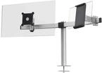 Durable Tischhalter f&uuml;r 1 Monitor 21-27" und 1 Tablet 7-13", mit...