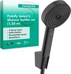 hansgrohe Pulsify Select S - Duschset mit Duschkopf (3 Strahlarten inkl. PowderRain),