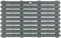 WENKO Badematte Mod. Indoor & Outdoor Grau, 50 x 80 cm mit rutschhemmender Struktur
