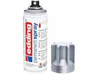edding 5200 Permanent Spray - silber matt - 200 ml - Acryllack zum Lackieren und