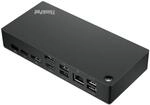 Lenovo ThinkPad Universal USB-C Dockingstation 40AY0090EU, schwarz