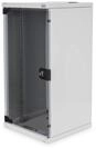 DIGITUS Netzwerkschrank &ndash; 10 Zoll 12HE &ndash; HxBxT 592x312x300mm &ndash; Grau