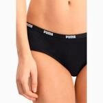 PUMA Damen Puma Iconic Women's Underwear (2 Pack) Hipster Panties, Black, L EU