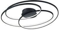Trio Leuchten LED Deckenleuchte Gale 673918032, Metall Schwarz matt, inkl. 50 Watt,